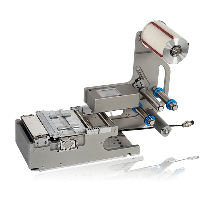 Standard upper-screen body label feeder