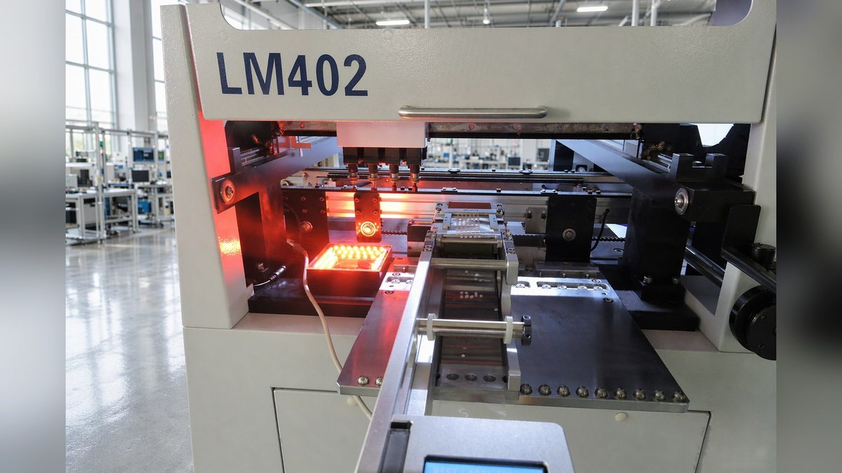 Multi-head vision labeling machine